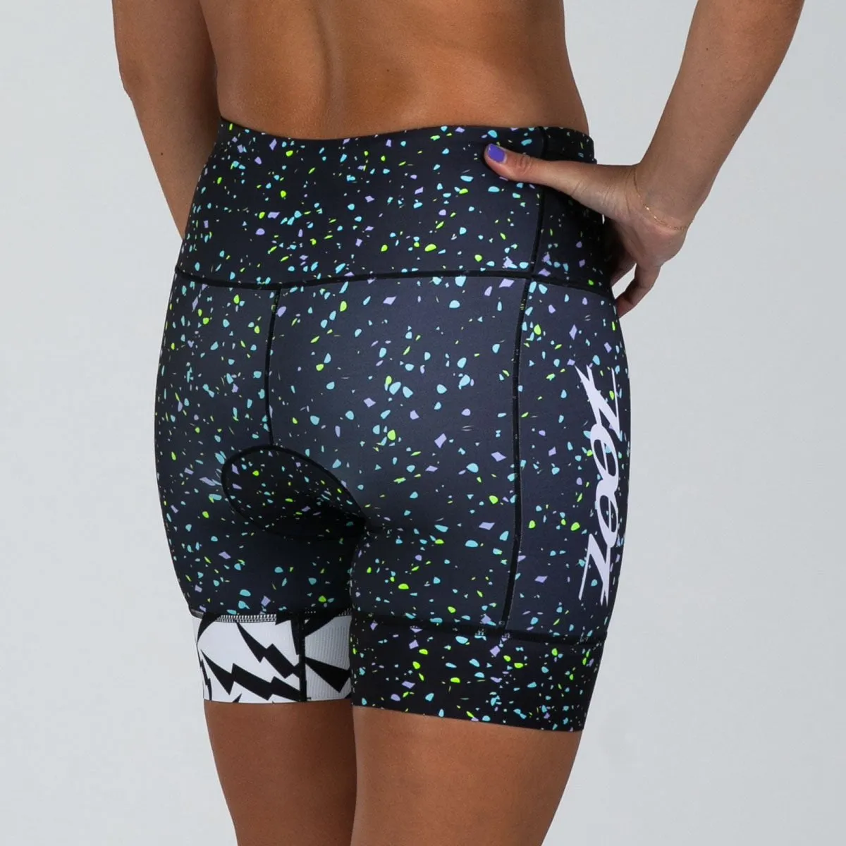 Womens LTD Triathlon 6 Inch Short - Electric