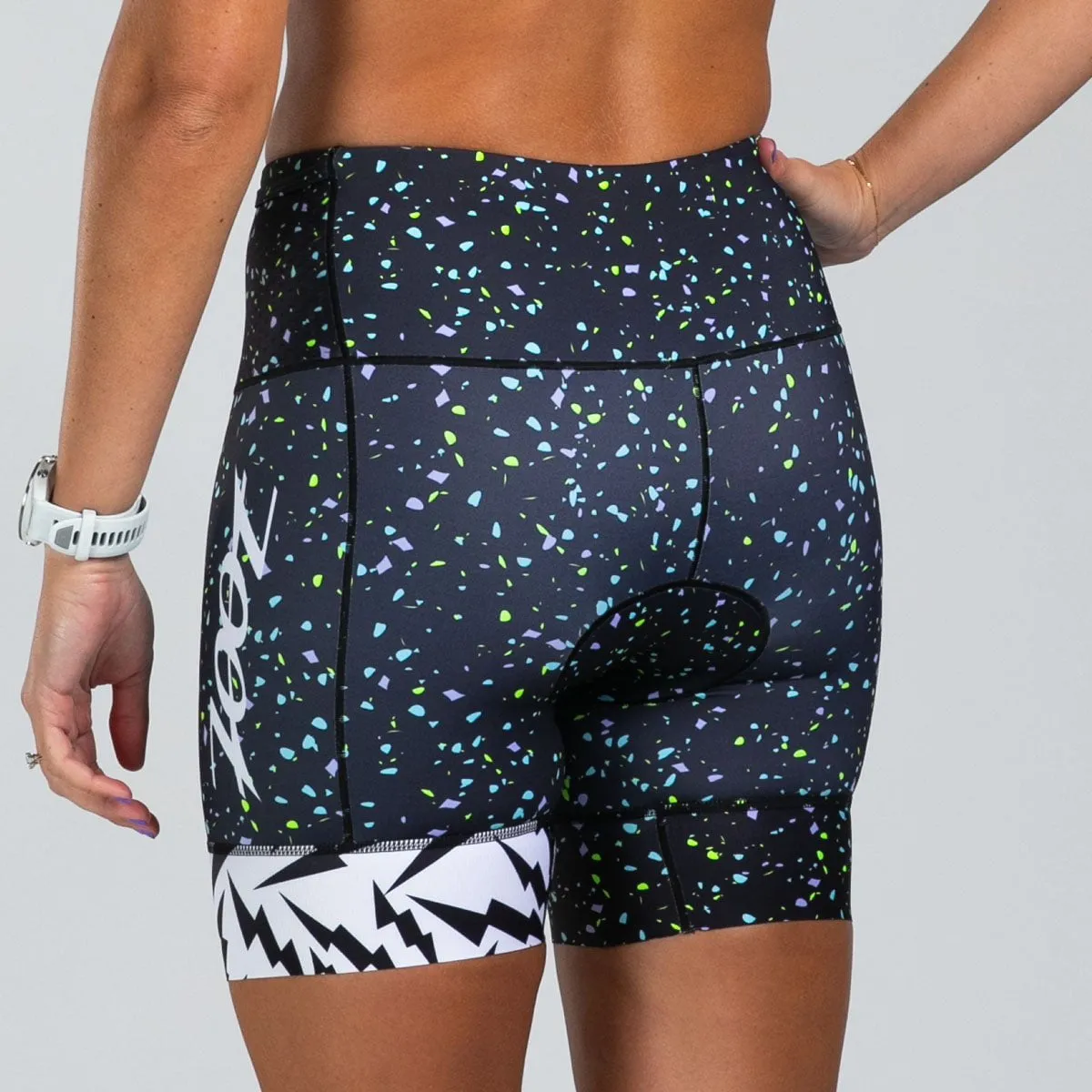 Womens LTD Triathlon 6 Inch Short - Electric