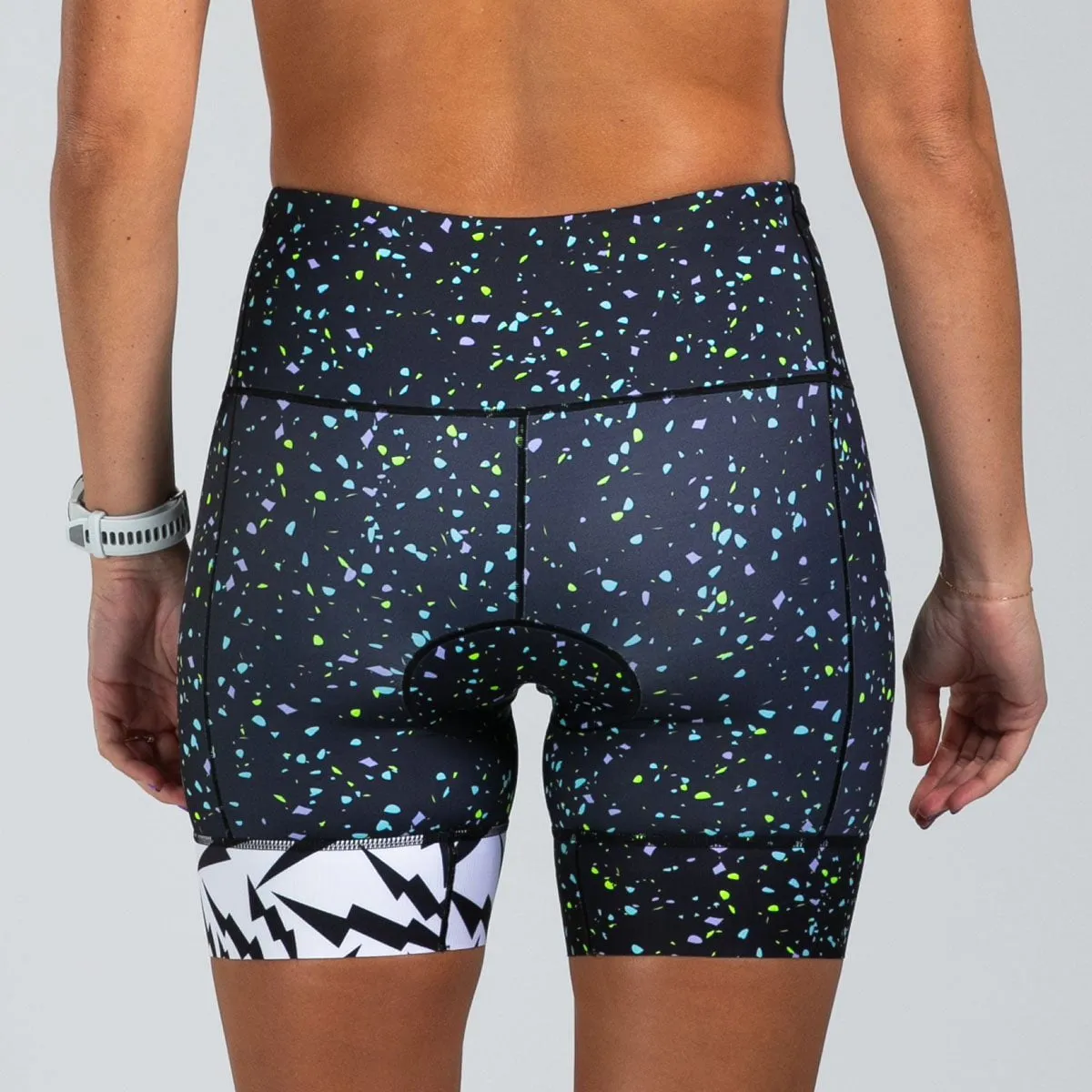 Womens LTD Triathlon 6 Inch Short - Electric