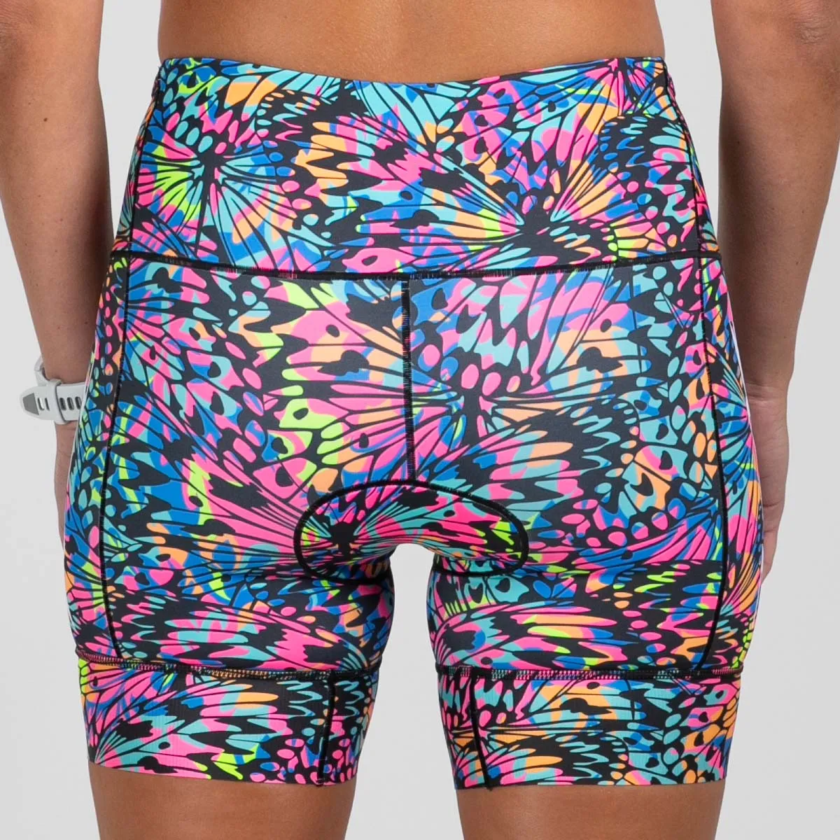 Womens LTD Triathlon 6 Inch Short - Mariposa