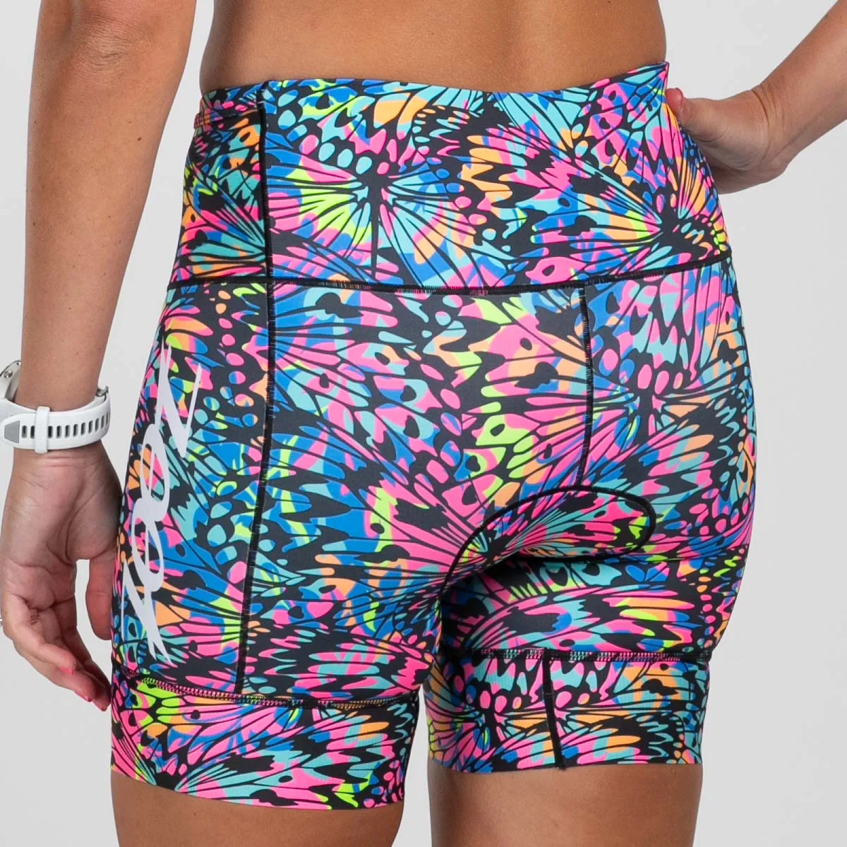 Womens LTD Triathlon 6 Inch Short - Mariposa