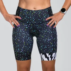 Womens LTD Triathlon 8 Inch Short - Electric