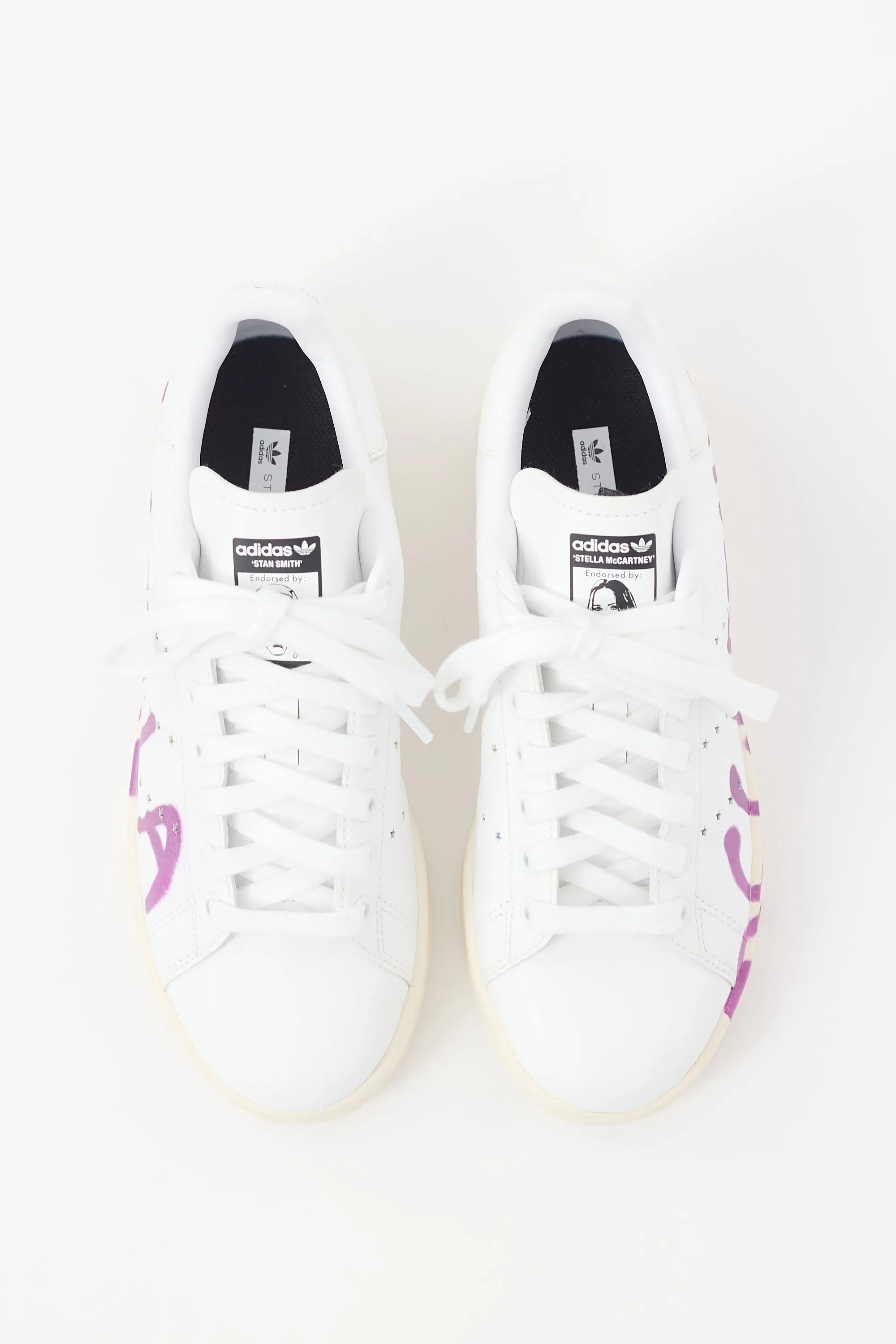 X Adidas White Leather Stan Smith Sneaker