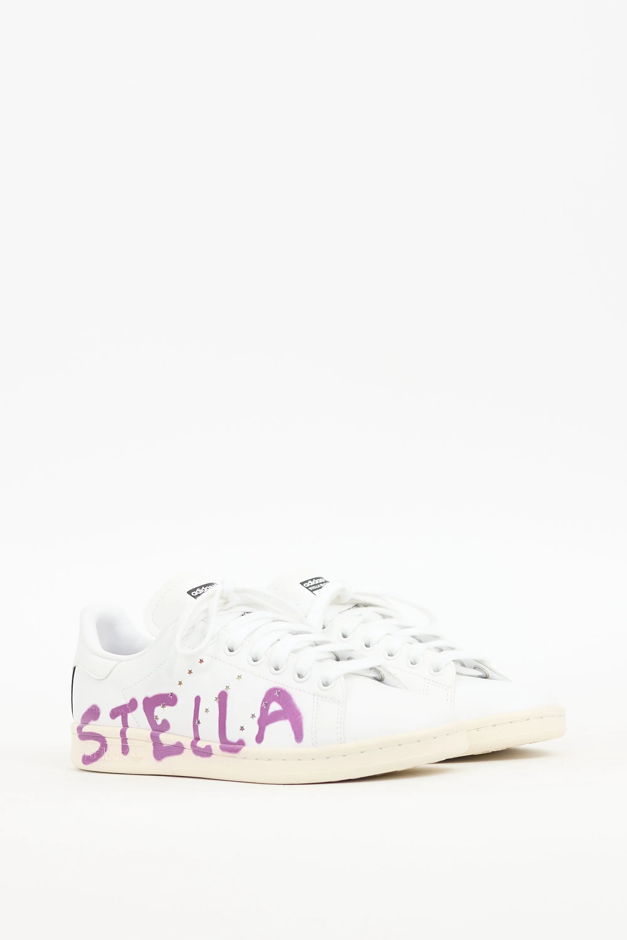 X Adidas White Leather Stan Smith Sneaker